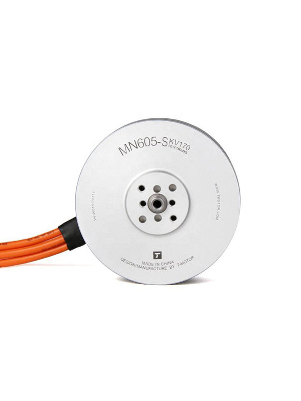 T-MOTOR MN605-S KV170 6-12s IP45 safe dc electric brushless drone UAV multirotor motor