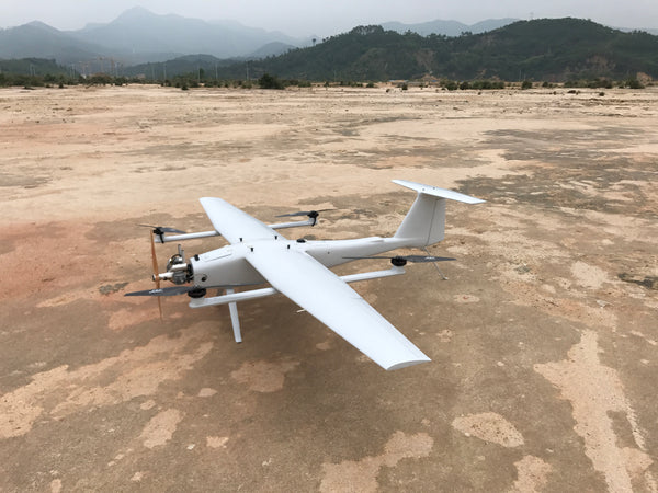 Chengfee CF-20 Carbon Fiber VTOL Frame Mapping Drone Survey Terrain Fixed Wing UAV Unmanned